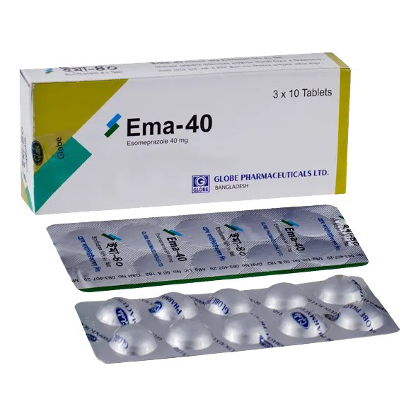 Pack Image: Ema 40 mg Tablet (3 x 10)