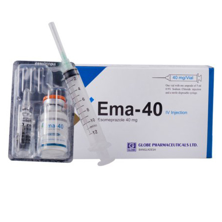 Pack Image: Ema 40 mg Injection (40 mg vial)