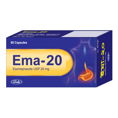 Pack Image: Ema 20 mg Capsule (6 x 10)