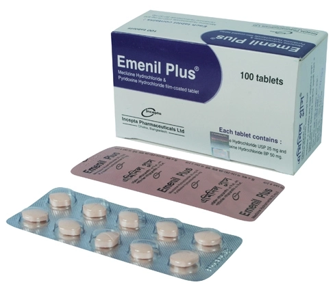Pack Image: Emenil Plus 25 mg Tablet (10 x 10)
