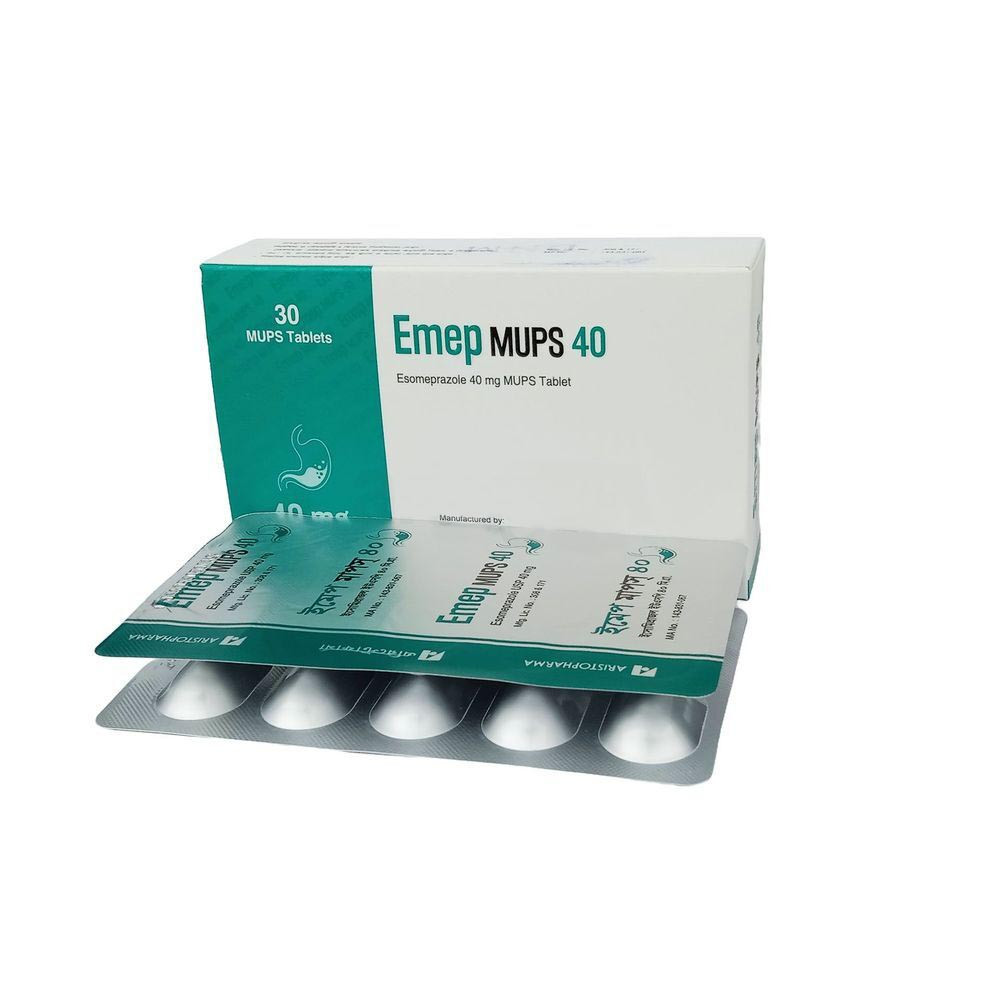 Pack Image: Emep MUPS 40 mg Tablet (3 x 10)