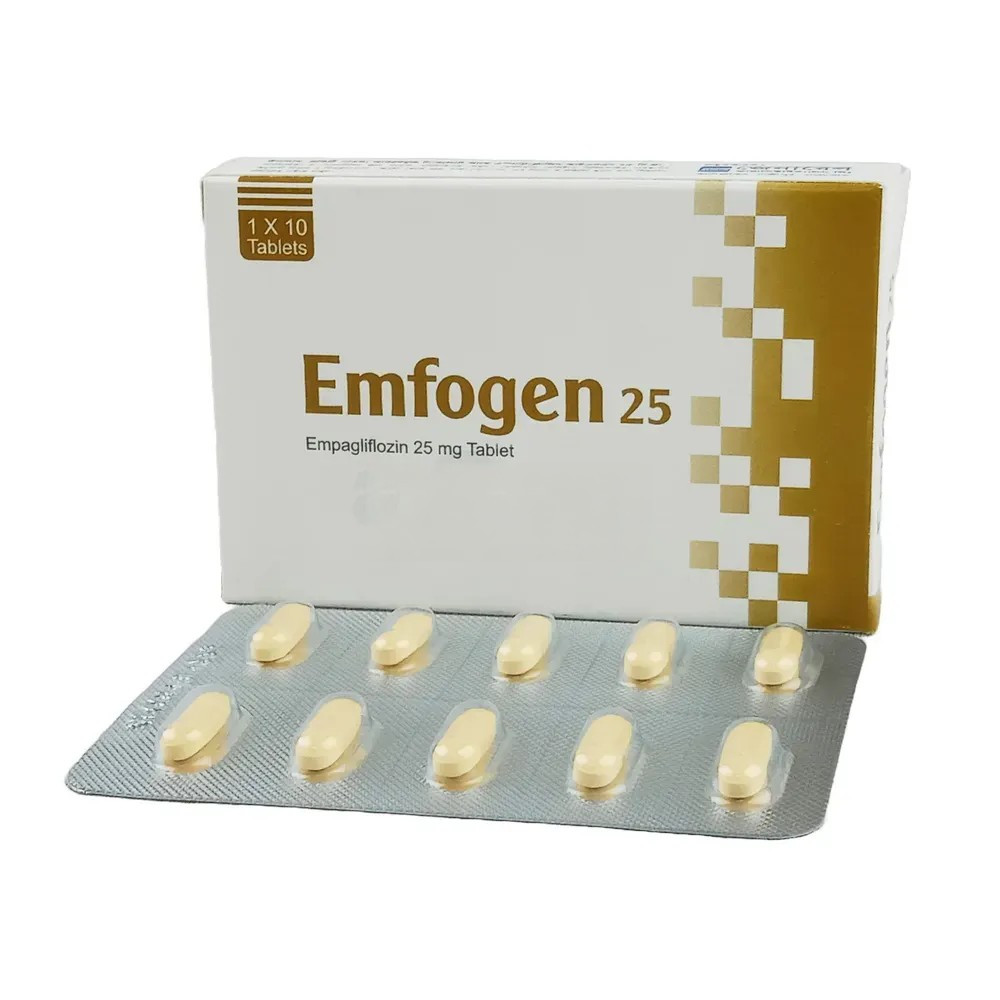 Pack Image: Emfogen 25 mg Tablet (1 x 10)