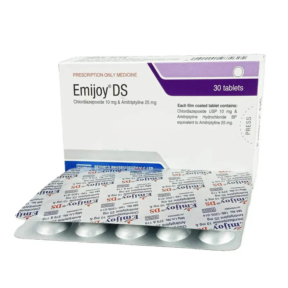 Pack Image: Emijoy DS 25 mg Tablet (2 x 15)