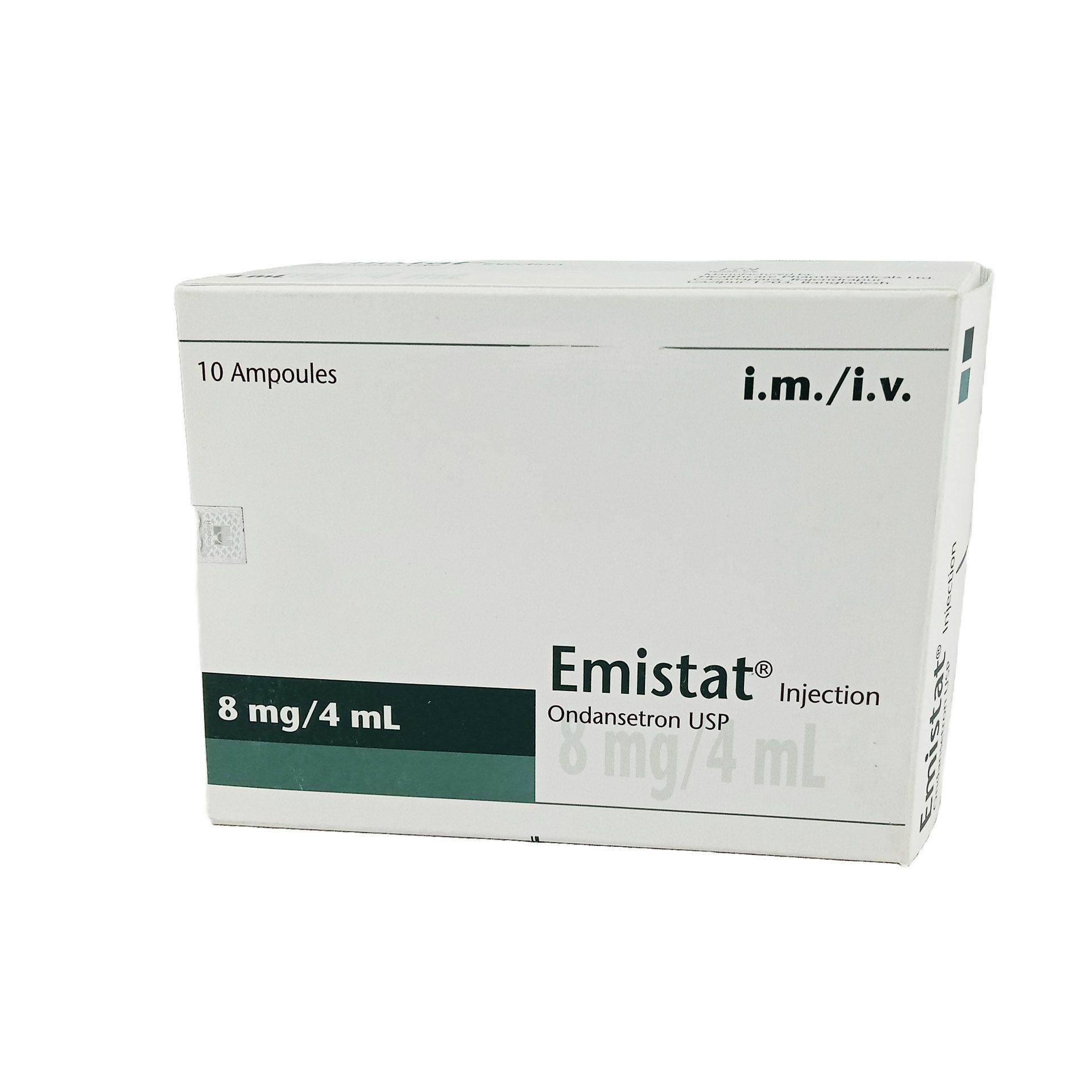Pack Image: Emistat 8 mg Injection (4 ml ampoule)