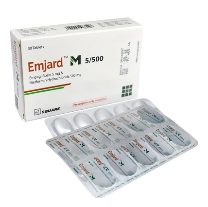 Pack Image: Emjard M 5 mg Tablet (3 x 10)