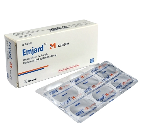Pack Image: Emjard M 12.5 mg Tablet (3 x 6)