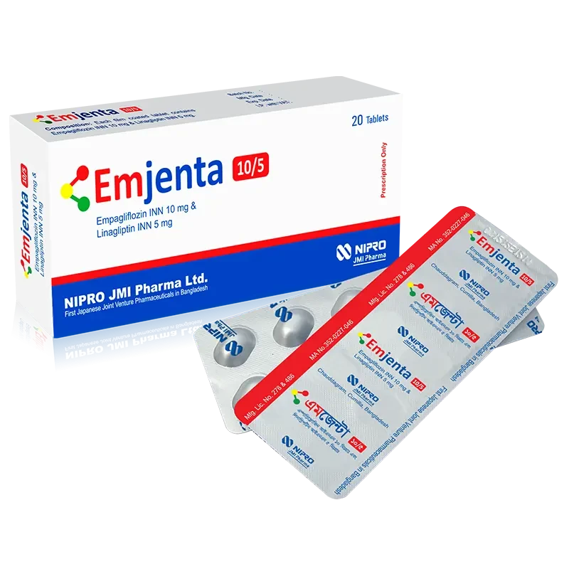 Pack Image: Emjenta 10 mg Tablet (2 x 10)