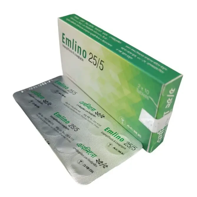 Pack Image: Emlino 25 mg Tablet (2 x 10)