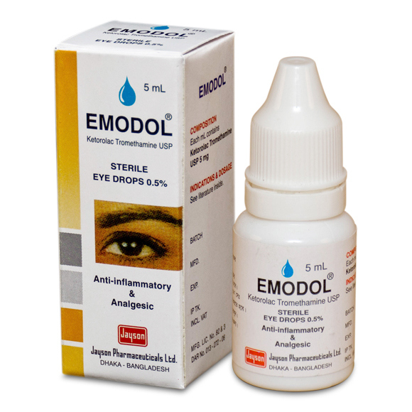 Pack Image: Emodol 0.5% Eye Drop (5 ml drop)