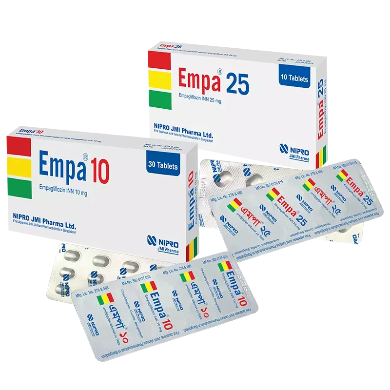 Pack Image: Empa 10 mg Tablet (2 x 15)