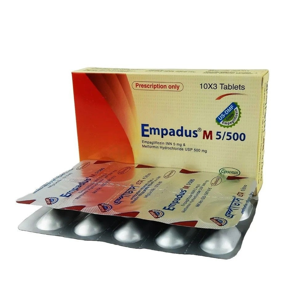 Pack Image: Empadus M 5 mg Tablet (3 x 10)