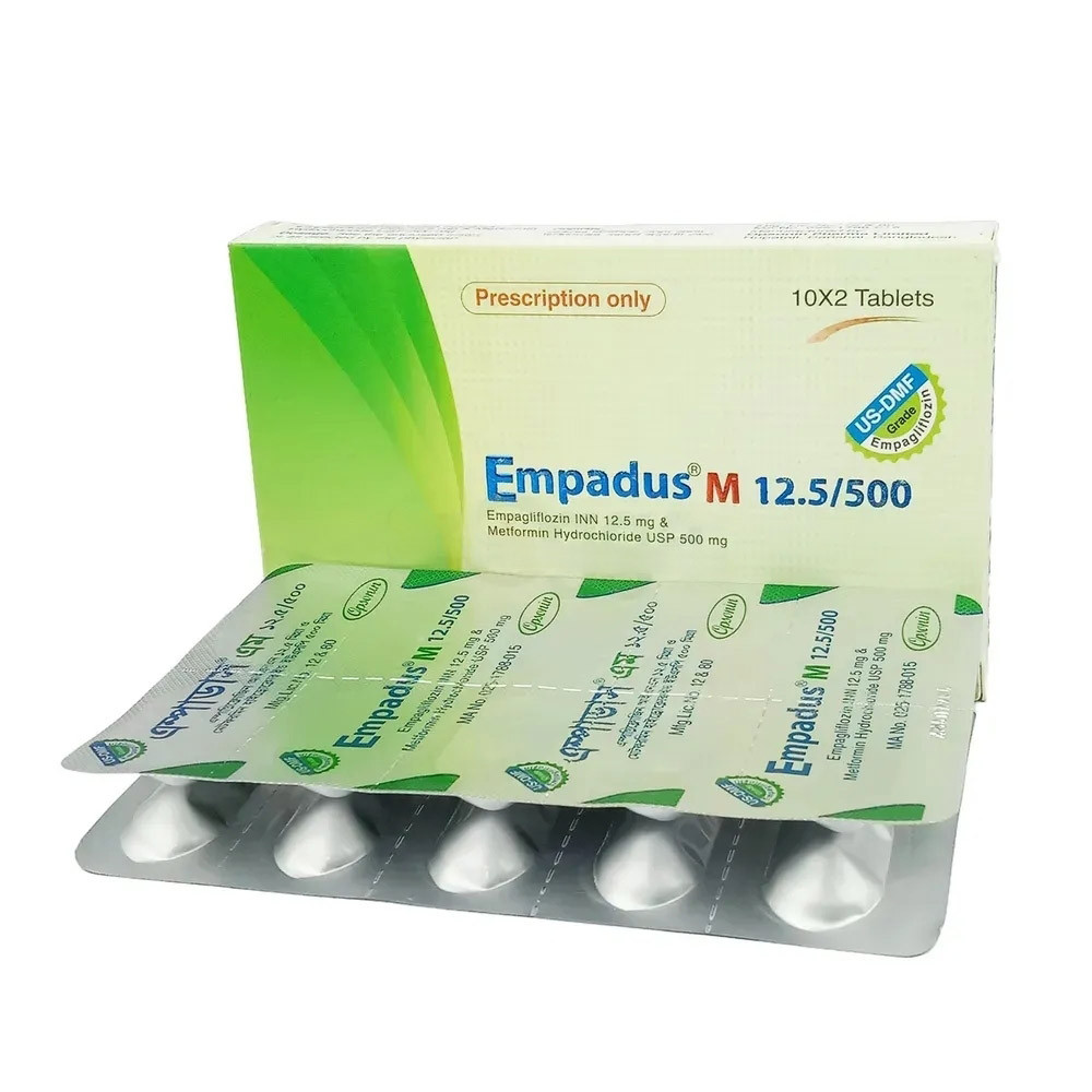 Pack Image: Empadus M 12.5 mg Tablet (2 x 10)