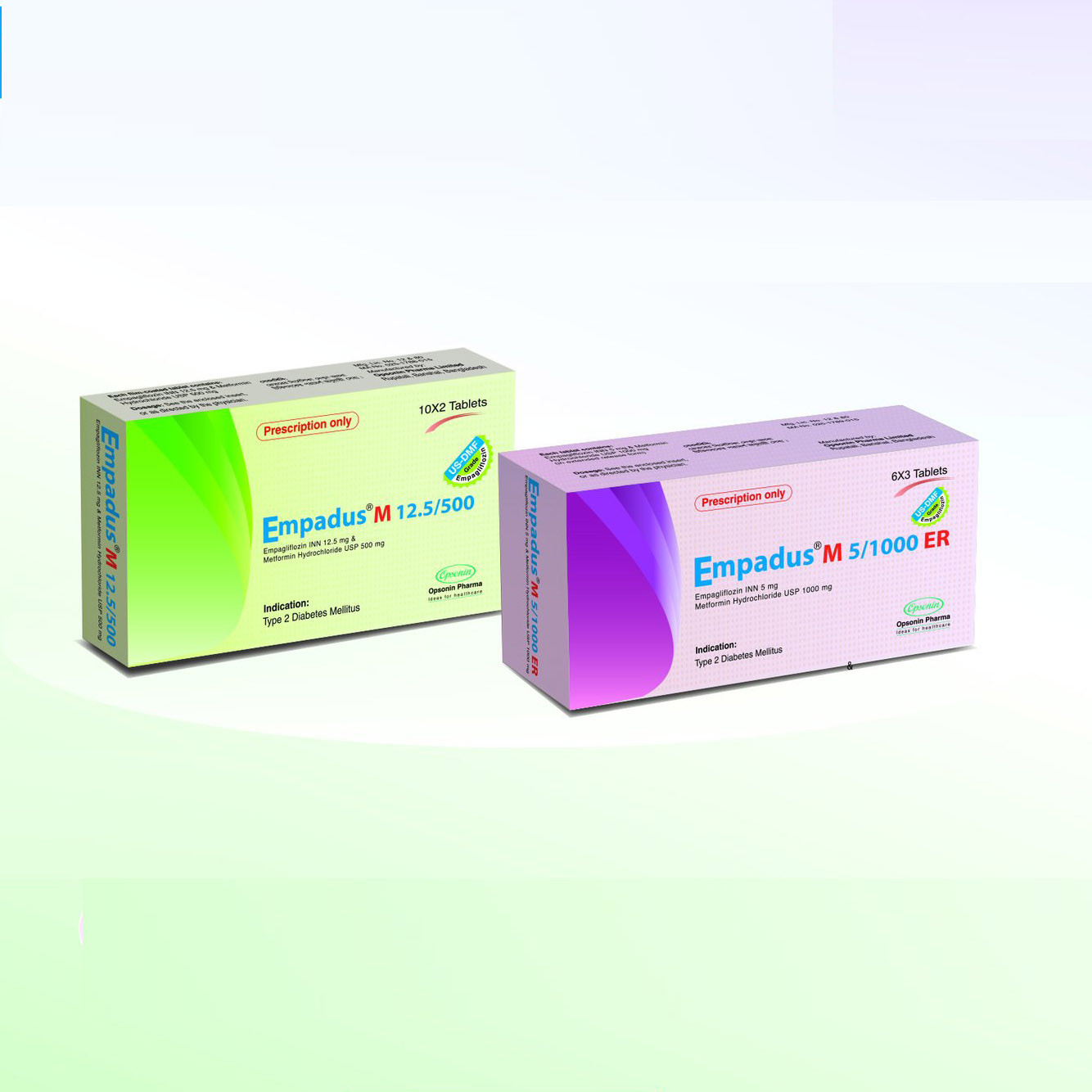 Pack Image: Empadus M 12.5 mg Tablet (2 x 10)