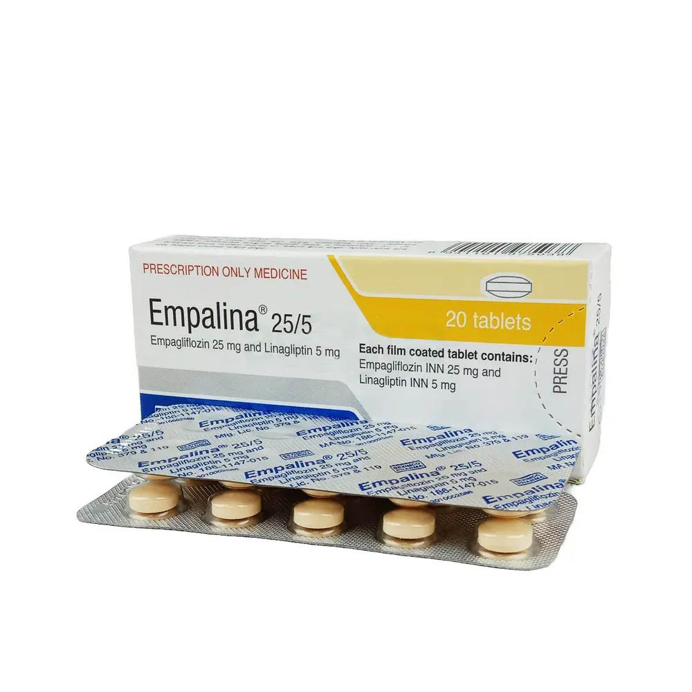 Pack Image: Empalina 25 mg Tablet (2 x 10)