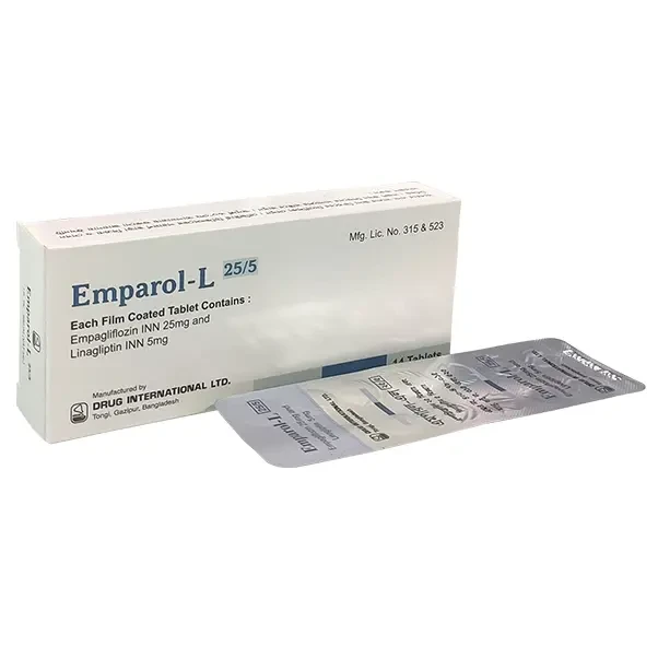 Pack Image: Emparol-L 25 mg Tablet (1 x 14)