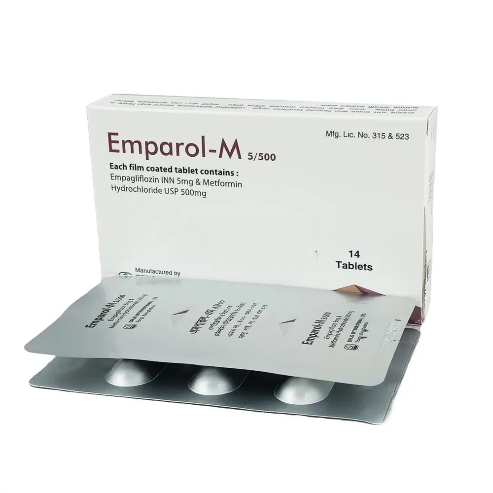 Pack Image: Emparol-M 5 mg Tablet (2 x 7)