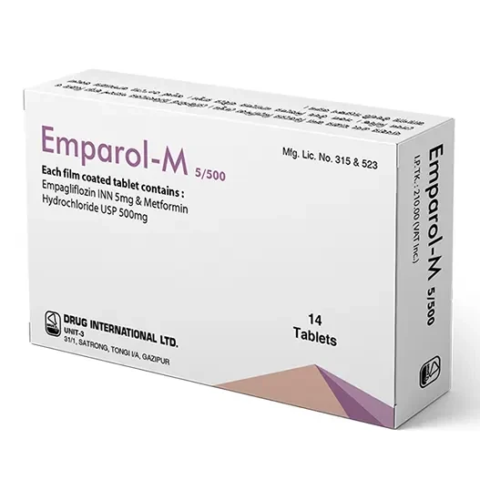 Pack Image: Emparol-M 5 mg Tablet (2 x 7)