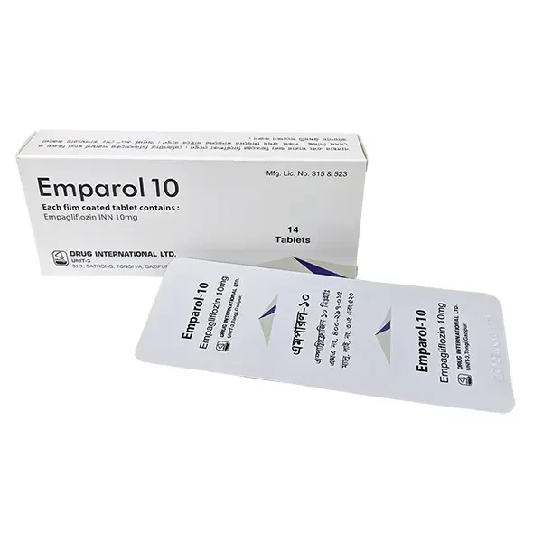 Pack Image: Emparol 10 mg Tablet (1 x 14)