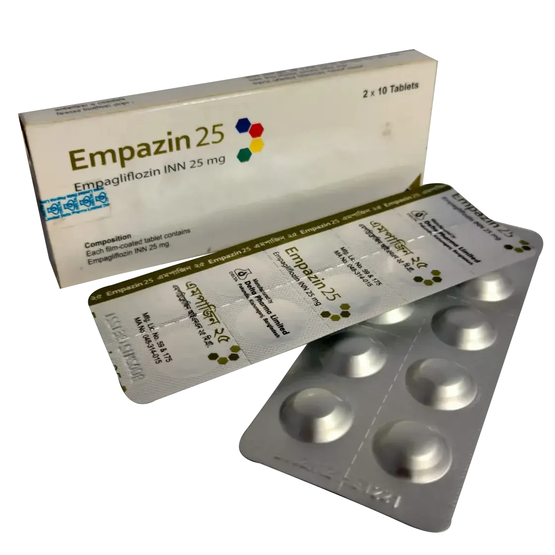 Pack Image: Empazin 25 mg Tablet (2 x 10)
