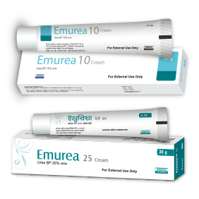 Pack Image: Emurea 25% w Cream (30 gm tube)