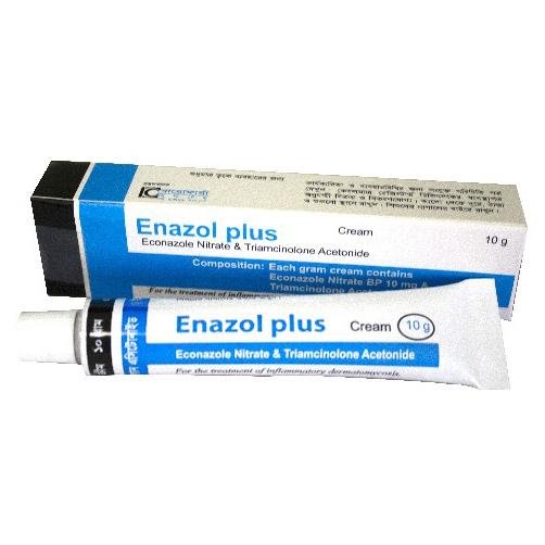 Pack Image: Enazol Plus 1% 0.1% Cream (20 gm tube)
