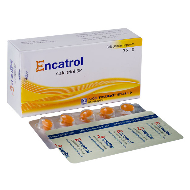 Pack Image: Encatrol 0.25 mcg Capsule (3 x 10)