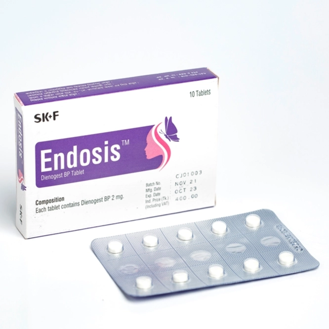 Pack Image: Endosis 2 mg Tablet (1 x 10)