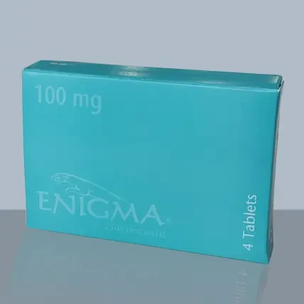 Pack Image: Enigma 100 mg Tablet (1 x 4)