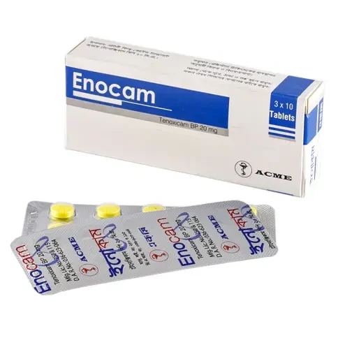 Pack Image: Enocam 20 mg Tablet (3 x 10)