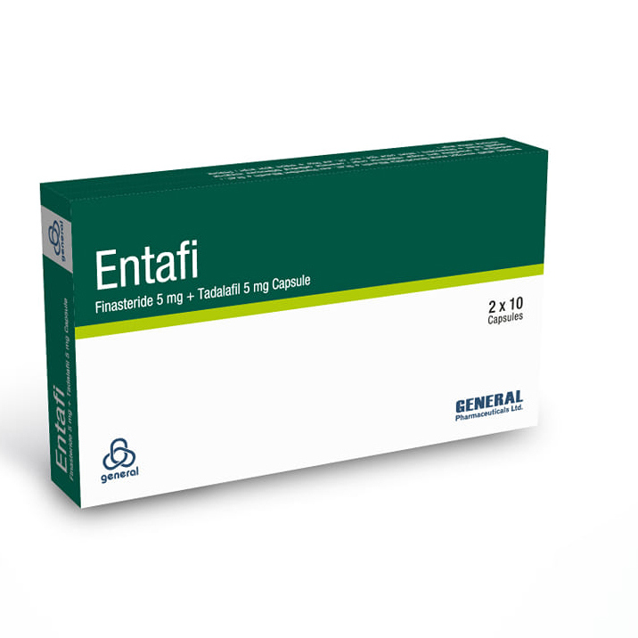 Pack Image: Entafi 5 mg Capsule (2 x 10)