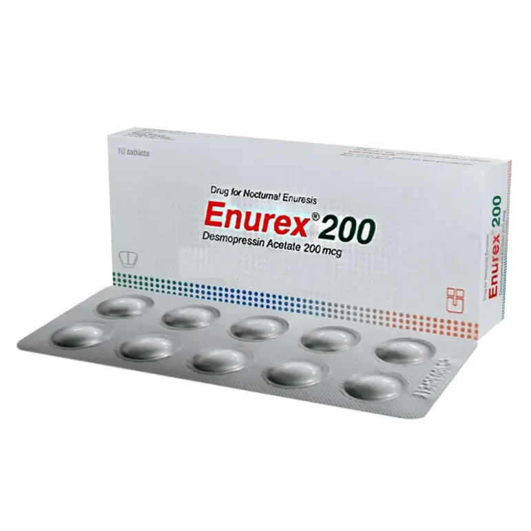 Pack Image: Enurex 200 mcg Tablet (1 x 10)