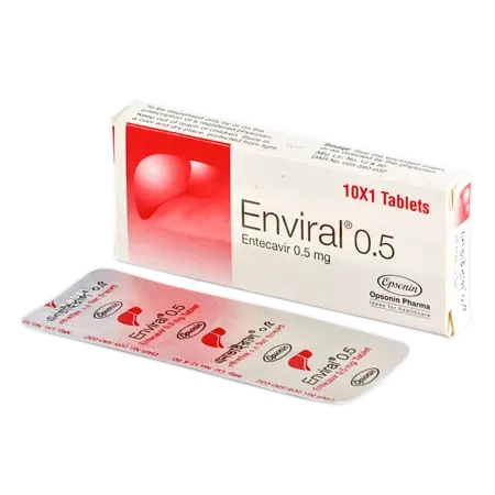 Pack Image: Enviral 0.5 mg Tablet (1 x 14)