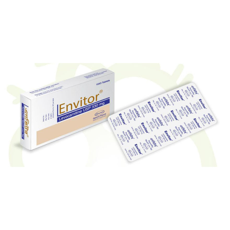 Pack Image: Envitor 330 mg Tablet (3 x 10)