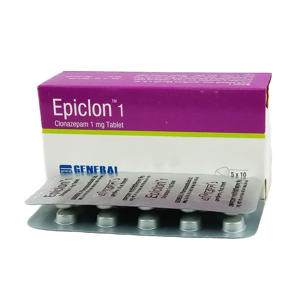Pack Image: Epiclon 1 mg Tablet (5 x 10)