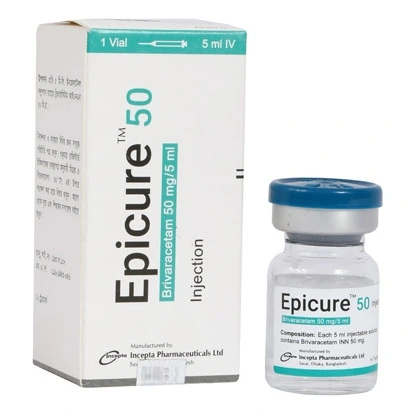 Pack Image: Epicure 50 mg Injection (5 ml vial)