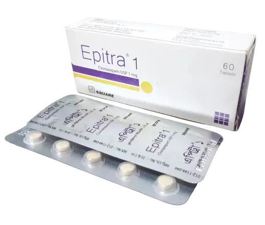 Pack Image: Epitra 1 mg Tablet (6 x 10)