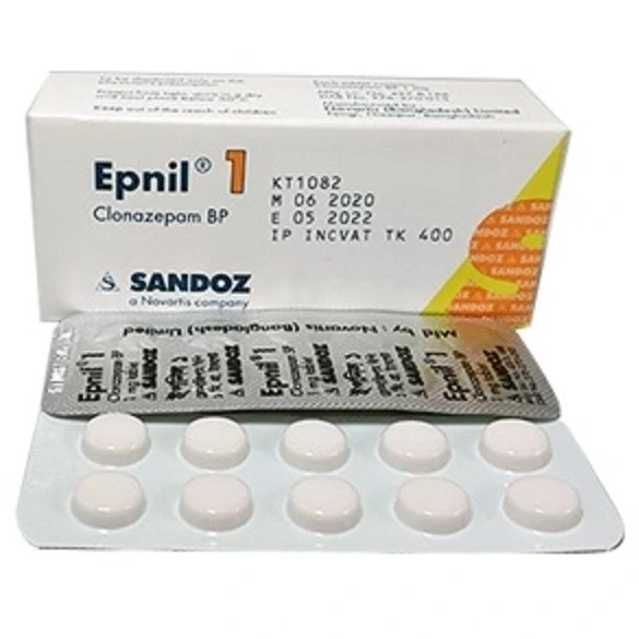Pack Image: Epnil 1 mg Tablet (5 x 10)