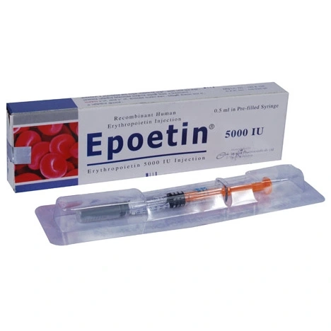 Pack Image: Epoetin 5000 IU Injection (5000 IU pre-filled syringe)