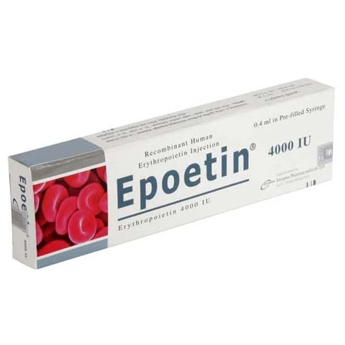 Pack Image: Epoetin 4000 IU Injection (4000 IU pre-filled syringe)