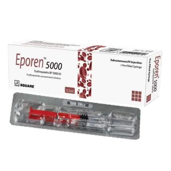 Pack Image: Eporen 5000 IU Injection (5000 IU pre-filled syringe)