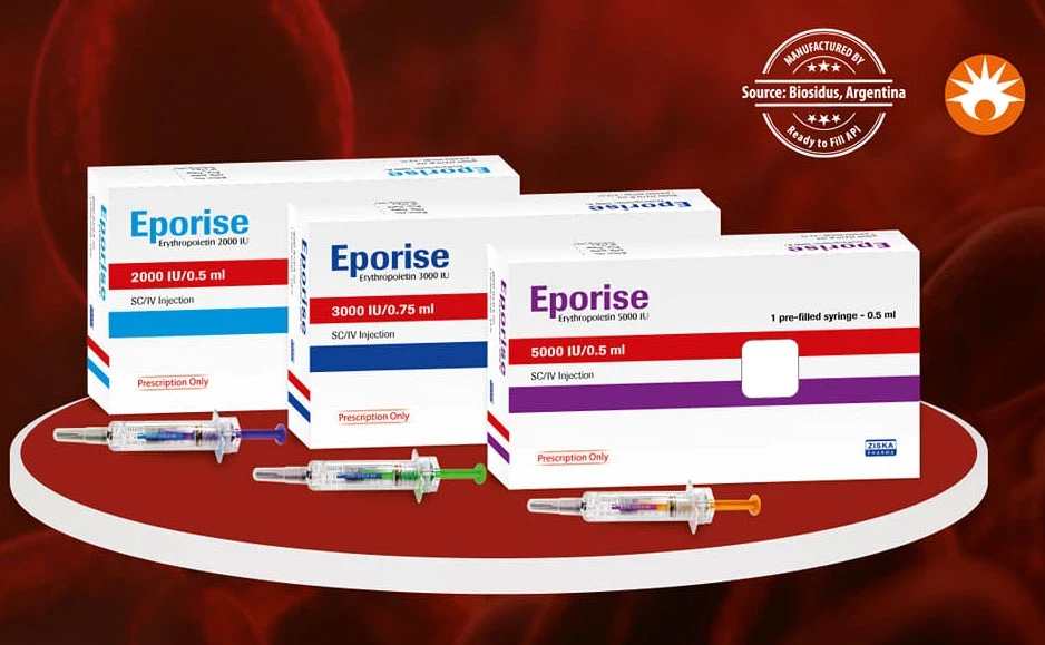 Pack Image: Eporise 3000 IU Injection (3000 IU pre-filled syringe)