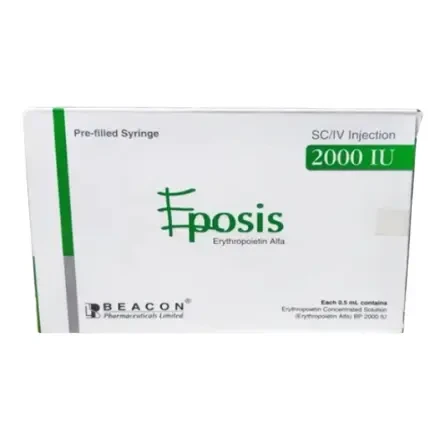 Pack Image: Eposis 2000 IU Injection (2000 IU pre-filled syringe)