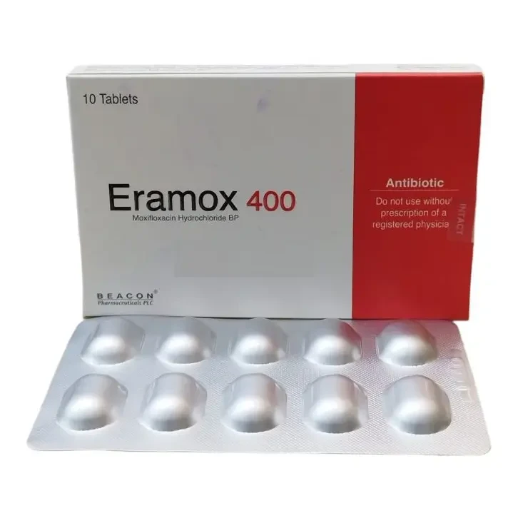 Pack Image: Eramox 400 mg Tablet (1 x 10)