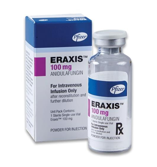Pack Image: Eraxis 100 mg Injection (100 mg vial)