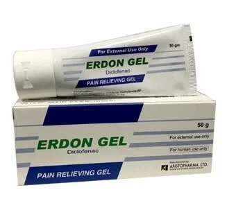 Pack Image: Erdon 1% w Gel (50 gm tube)