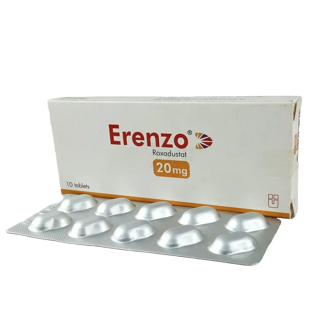 Pack Image: Erenzo 20 mg Tablet (1 x 10)