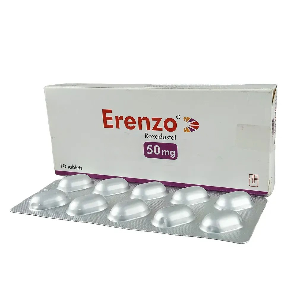 Pack Image: Erenzo 50 mg Tablet (1 x 10)