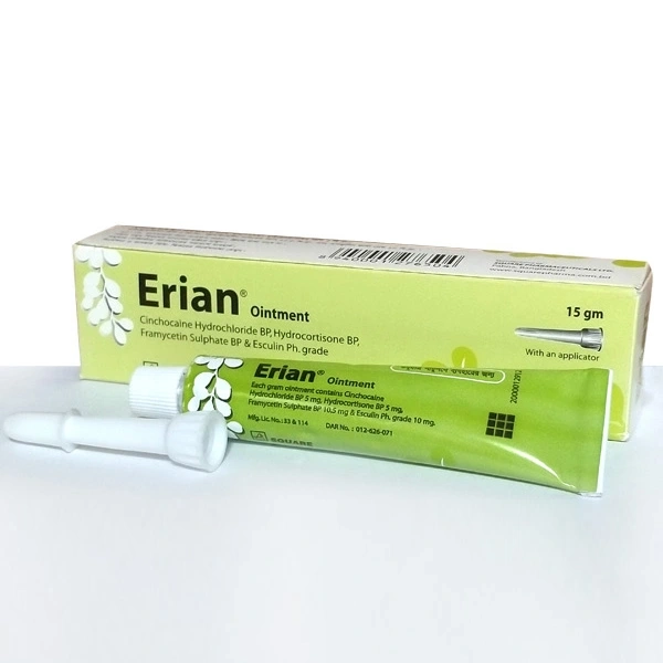 Pack Image: Erian (5 mg Ointment (15 gm tube)