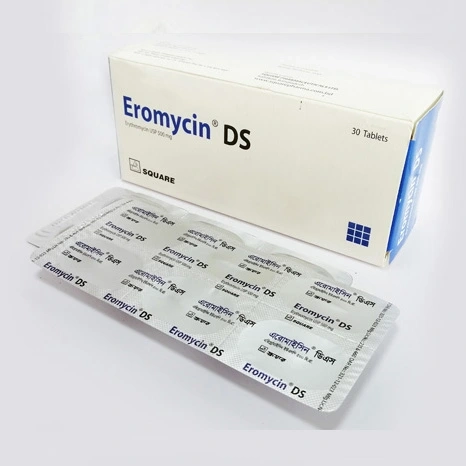 Pack Image: Eromycin DS 500 mg Tablet (5 x 6)