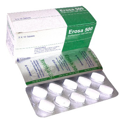 Pack Image: Erosa 500 mg Tablet (5 x 10)